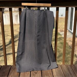 Sag Harbor Charcoal Gray Maxi Skirt